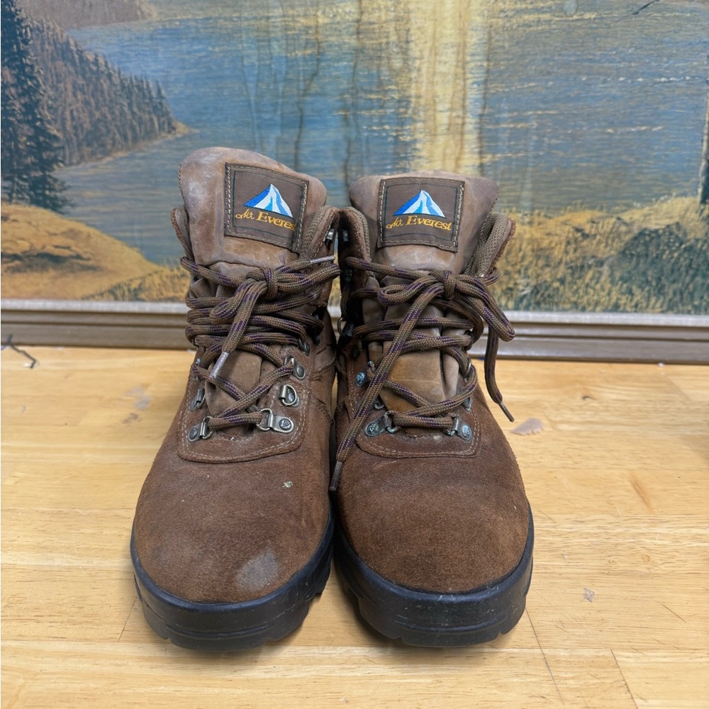 My Everest summer 3 Brown Suede leather Lace-Up women’s Hiking Boots, size 9